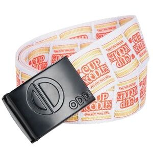 ODD SOX | Cup Noodles Canvas Belt with Black Buckle Military Style Belt